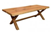 שולחן סלון עץ גזום