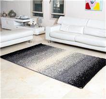 שטיח שאגי מעוצב אפור כהה