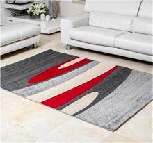 שטיח ריאליטי גלים אפור אדום מבית buycarpet