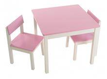 סט שולחן וכיסאות ורוד מבית קוקולה