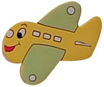 ידית לארון ילדים בצורת מטוס
