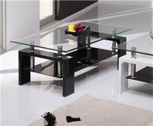 שולחן סלון מזכוכית דגם MILANO