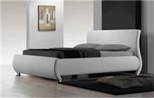 מיטה זוגית בעיצוב איטלקי מעור אמיתי