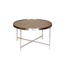 שולחן סלון עגול ברונזה 62