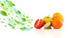 חיפוי זכוכית למטבח ירקות ופירות