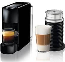 מכונת קפה NESPRESSO ESSENZA MINIבצבע שחור דגם C30 כולל מקציף חלב ארוצ'ינו