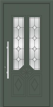 דלת כניסה דגם 1116-RAL-7010 מבית טקני דור