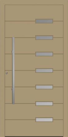 דלת כניסה 1631-RAL-1019 מבית טקני דור