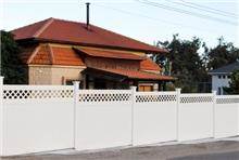 גדר VINYL PVC דגם גלבוע לבן מבית GARDENSALE