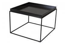 שולחן סלון מרובע שחור