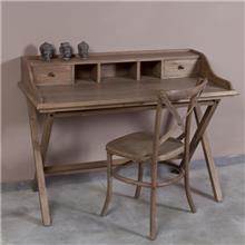 שולחן עבודה עץ אלון מבית וסטו VASTU - גלריית רהיטים מעץ מלא 