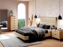 מיטה זוגית בעיצוב כפרי מבית DUPEN (דופן)