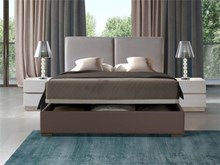מיטה עם ארגז בעיצוב מינימליסטי