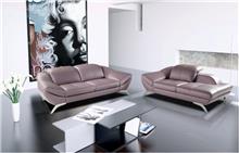 סלון עור סגול