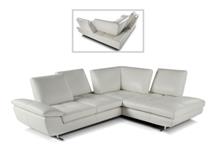 ספה פינתית מעור איטלקי מבית NICOLETTI ניקולטי 