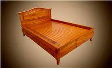 בסיס עץ למיטה זוגית