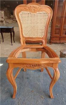 כסא עץ מלא 1633