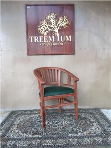 כיסא ביטוויה מעץ טיק מבית Treemium - חלומות בעץ מלא