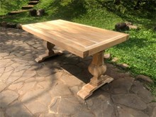 שולחן אוכל מעץ טיק משובח - Treemium - חלומות בעץ מלא