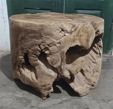 שולחן סלון שורש טיק מבית Treemium - חלומות בעץ מלא