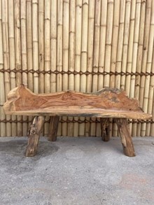 ספסל שורש טיק דגם B