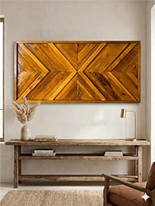 תמונת קיר דקורטיבית עץ ממוחזר